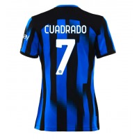 Fotballdrakt Dame Inter Milan Juan Cuadrado #7 Hjemmedrakt 2023-24 Kortermet